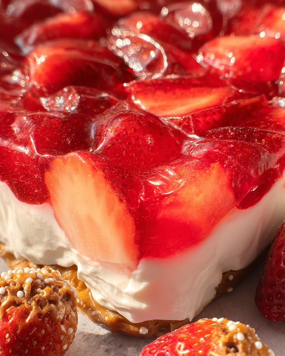 Strawberry Pretzel Jello Salad 19 Strawberry