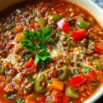 Stuffed Pepper Soup 24 Stuffed Pepper Soup