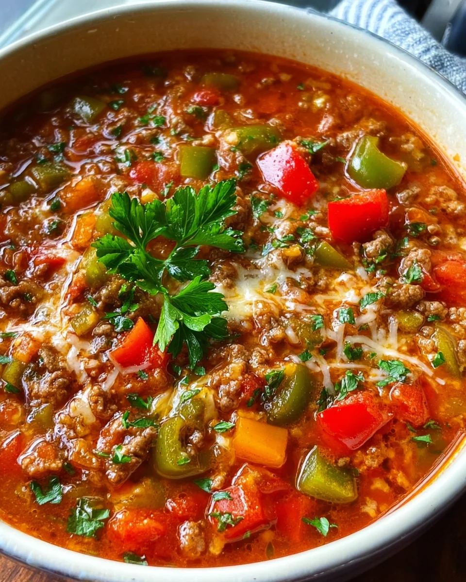 Stuffed Pepper Soup