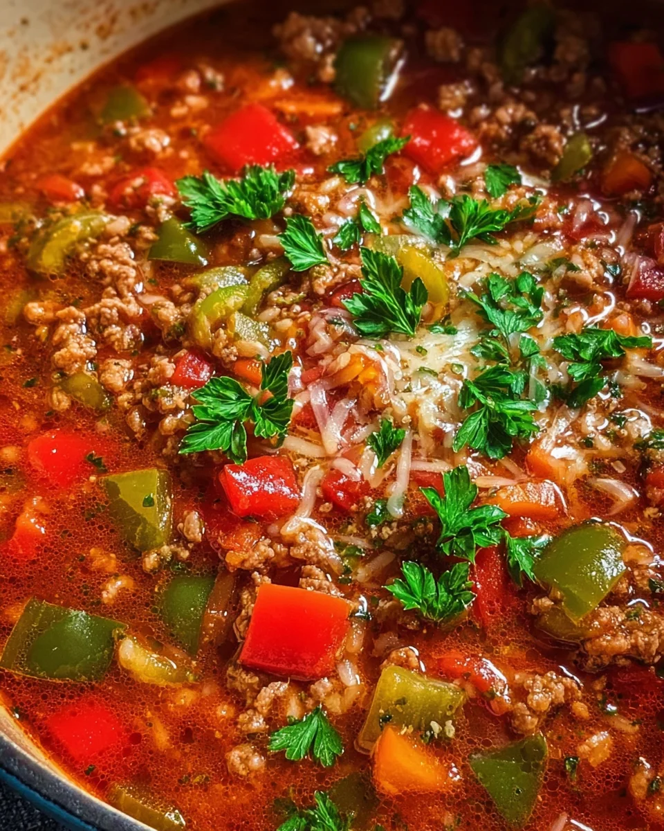 Stuffed Pepper Soup 22 Stuffed