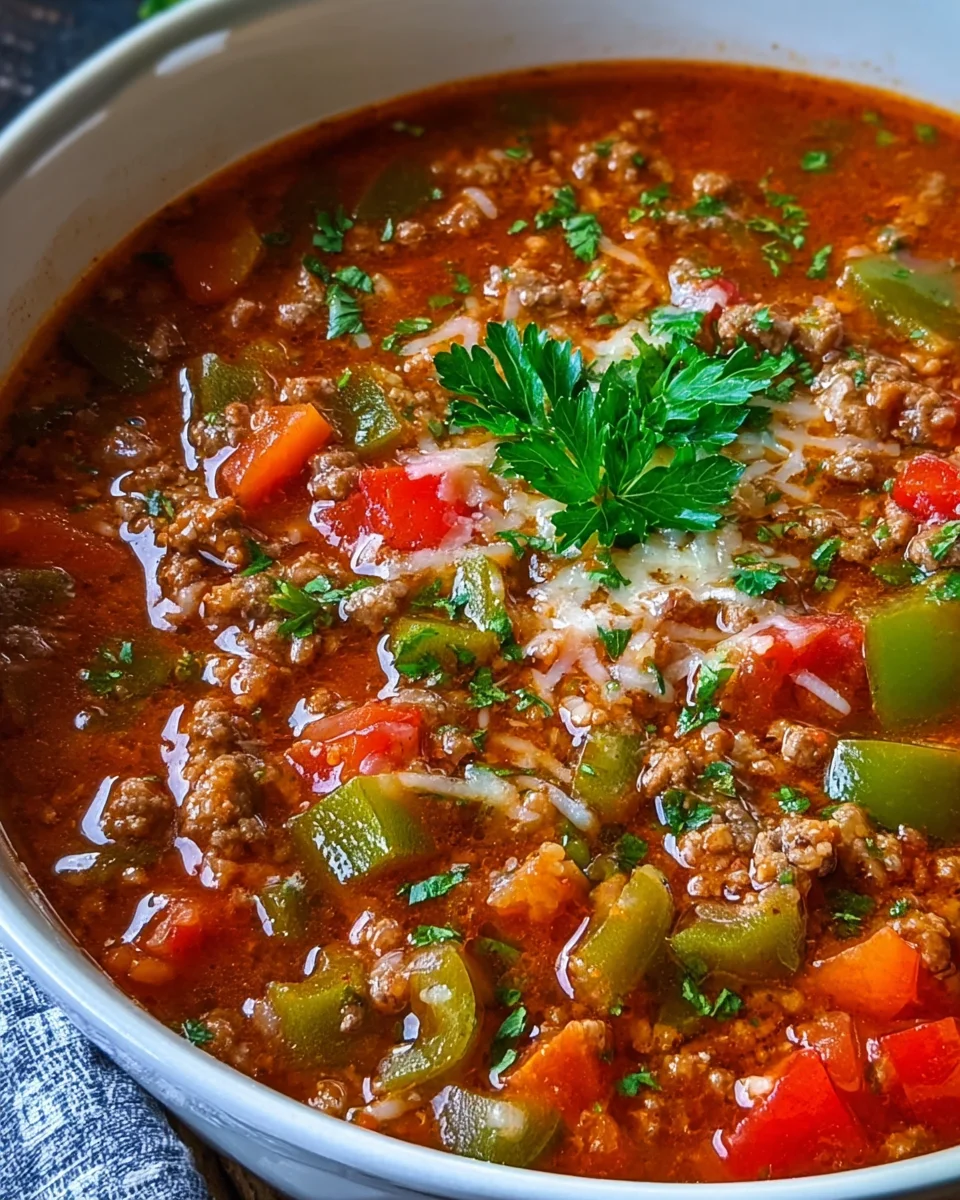 Stuffed Pepper Soup 23 Stuffed