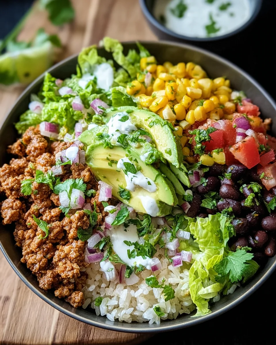 Taco Lunch Bowls