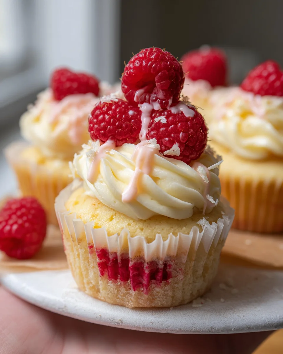 The Best White Chocolate Raspberry Cupcakes