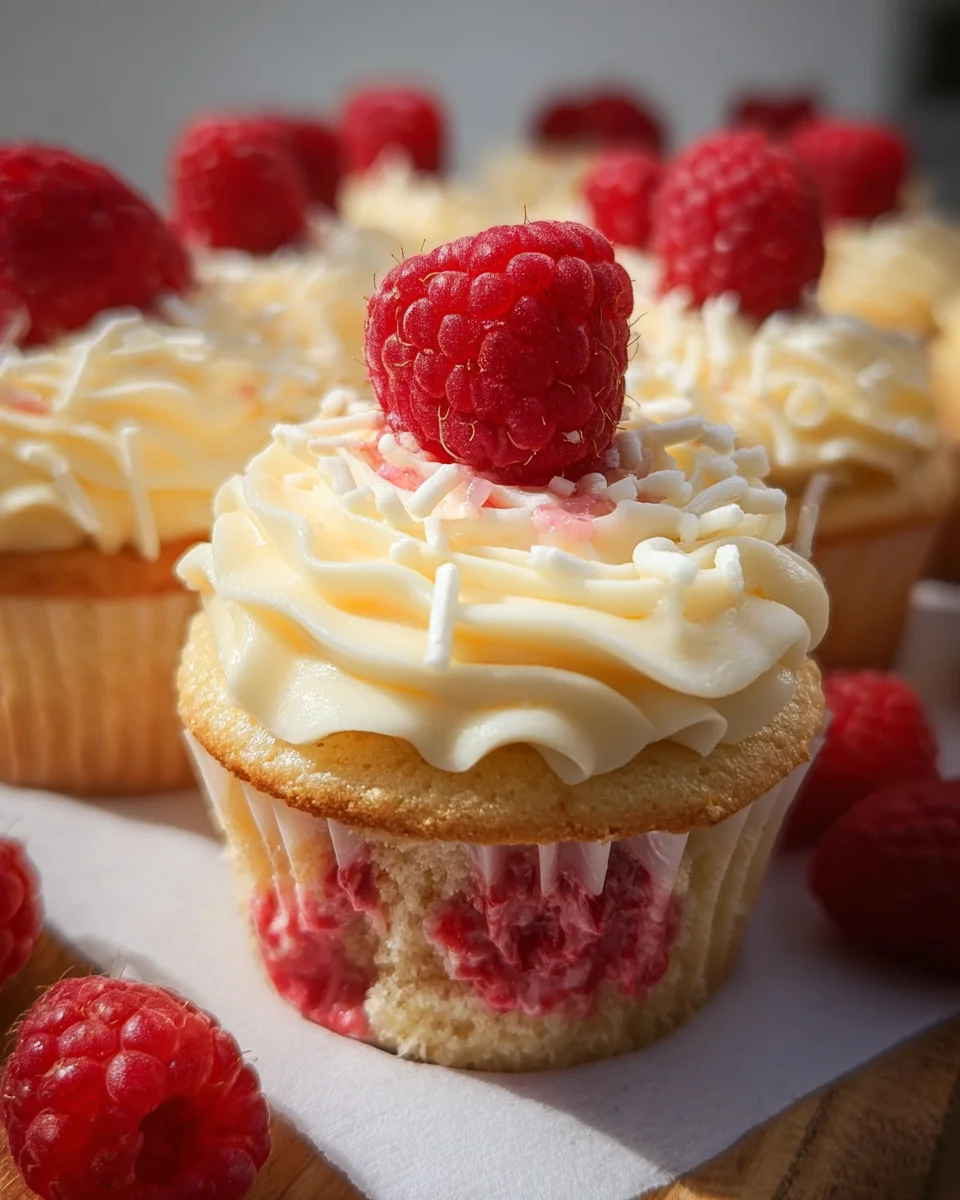 The Best White Chocolate Raspberry Cupcakes 19 The