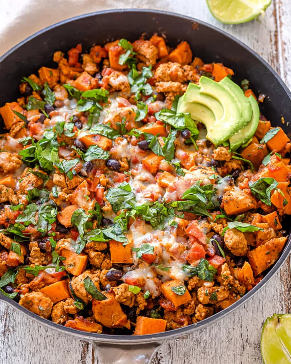 Turkey Sweet Potato Skillet