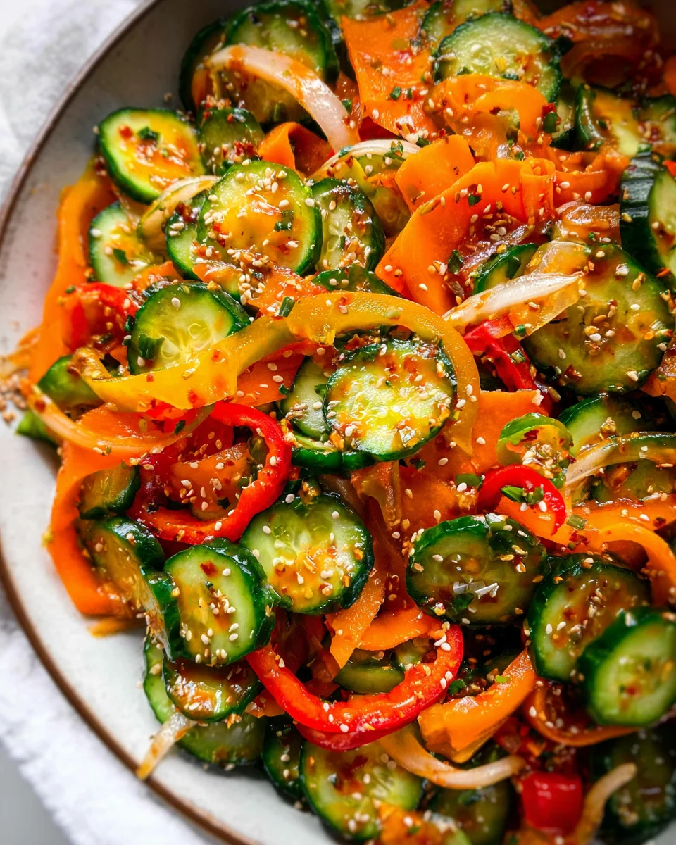 Viral Cucumber Pepper Salad 16 Viral