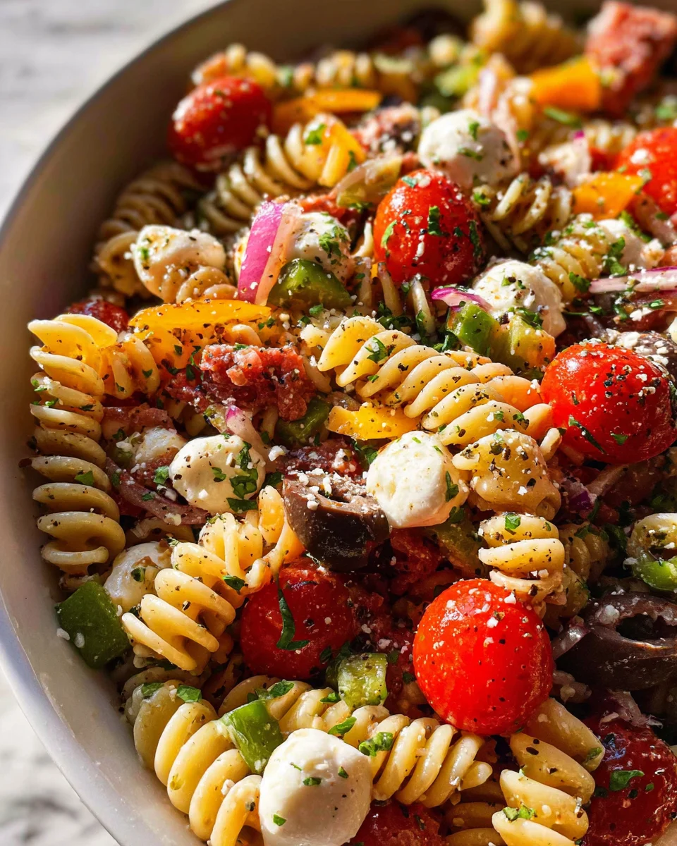 Zesty Italian Pasta Salad