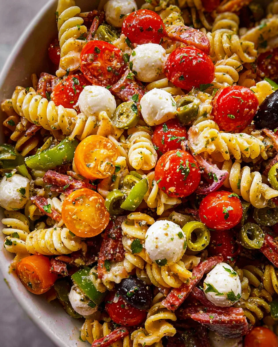 Zesty Italian Pasta Salad 21 Zesty