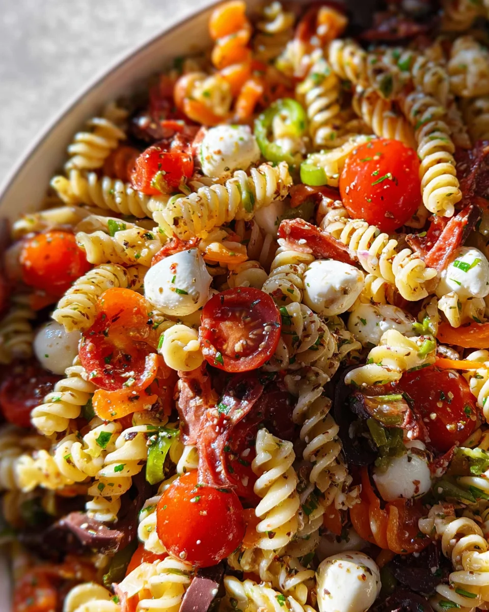 Zesty Italian Pasta Salad 22 Zesty
