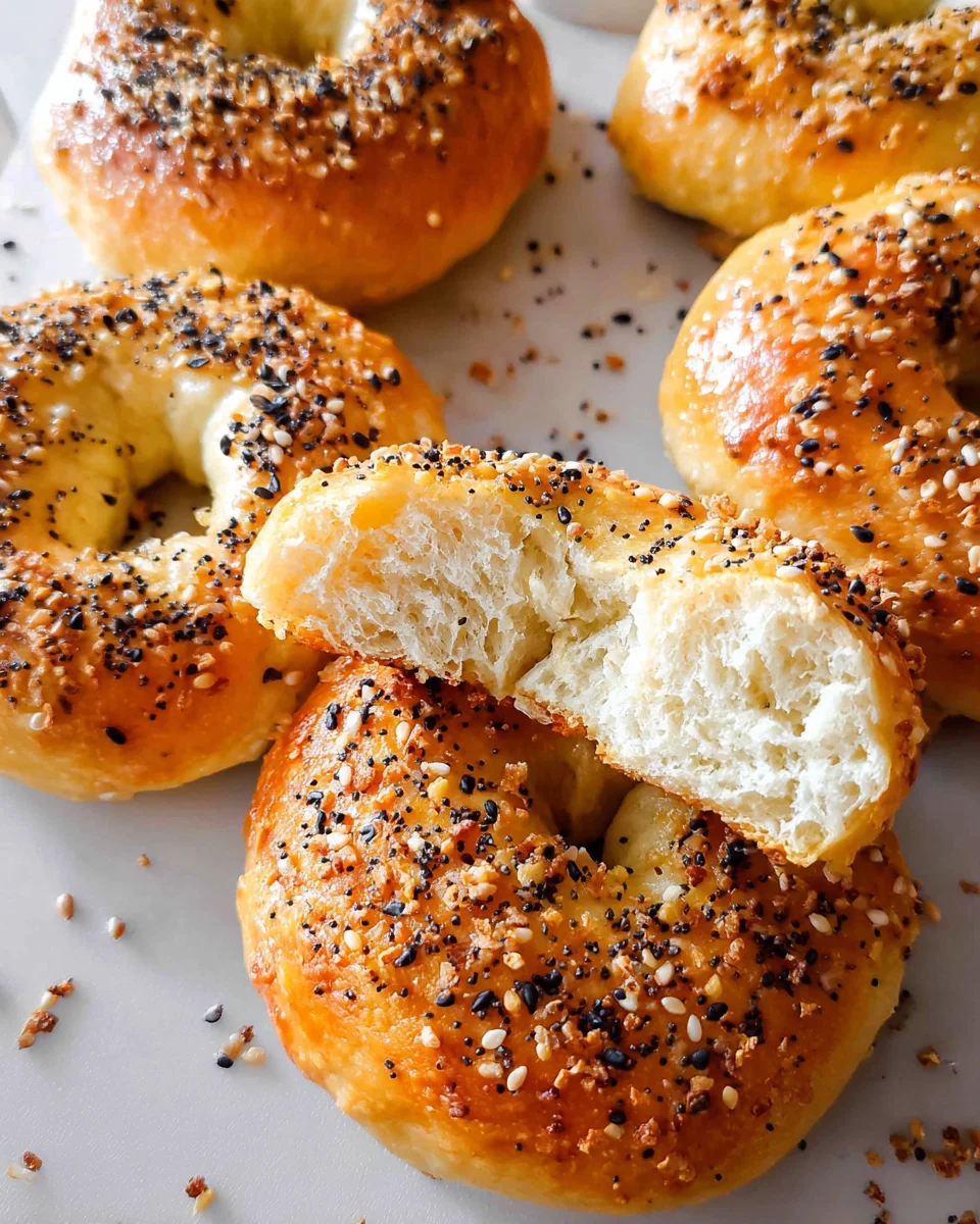 3 Ingredient Air Fryer Bagels