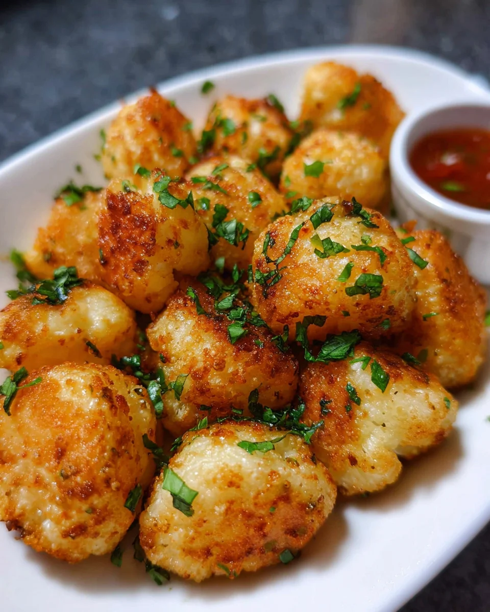 4-Ingredient Cauliflower Pops