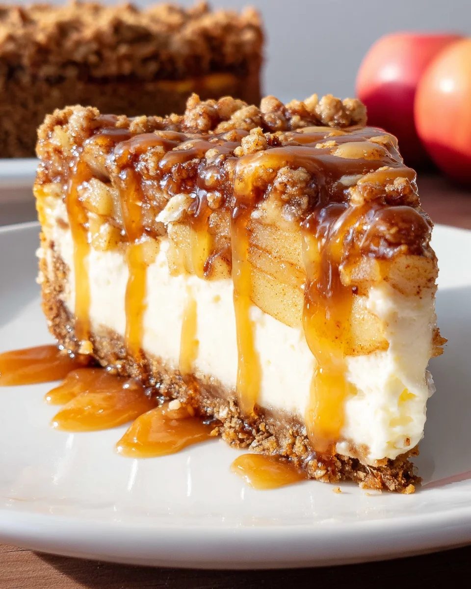 Apple Crisp Cheesecake 35 Apple
