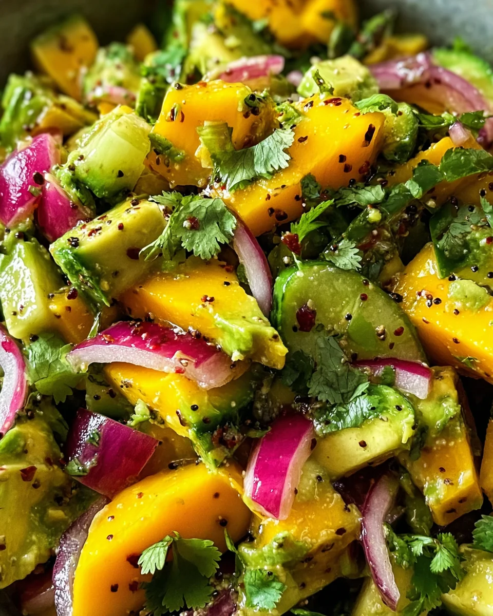 Avocado Mango Salad 18 Avocado