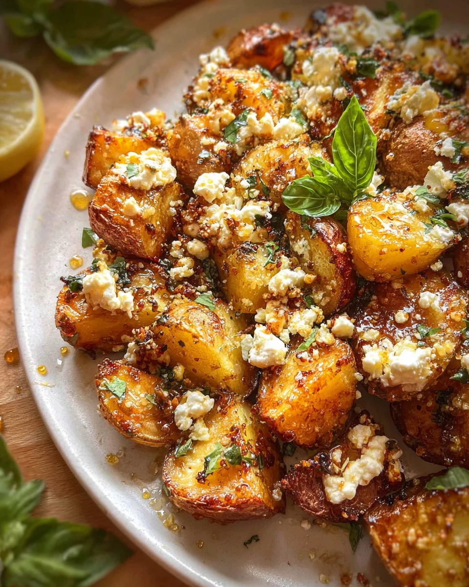 Baked Feta Potatoes