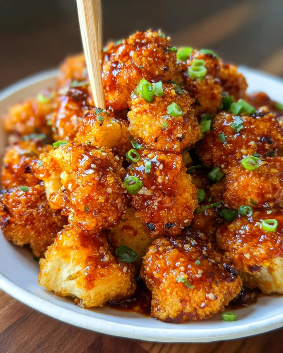Baked Orange Cauliflower 24 Baked