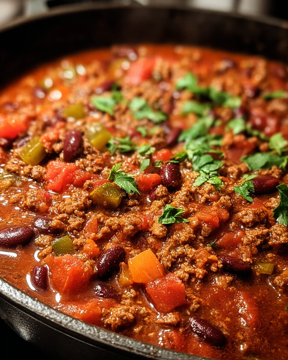 Best Ground Beef Stovetop Chili