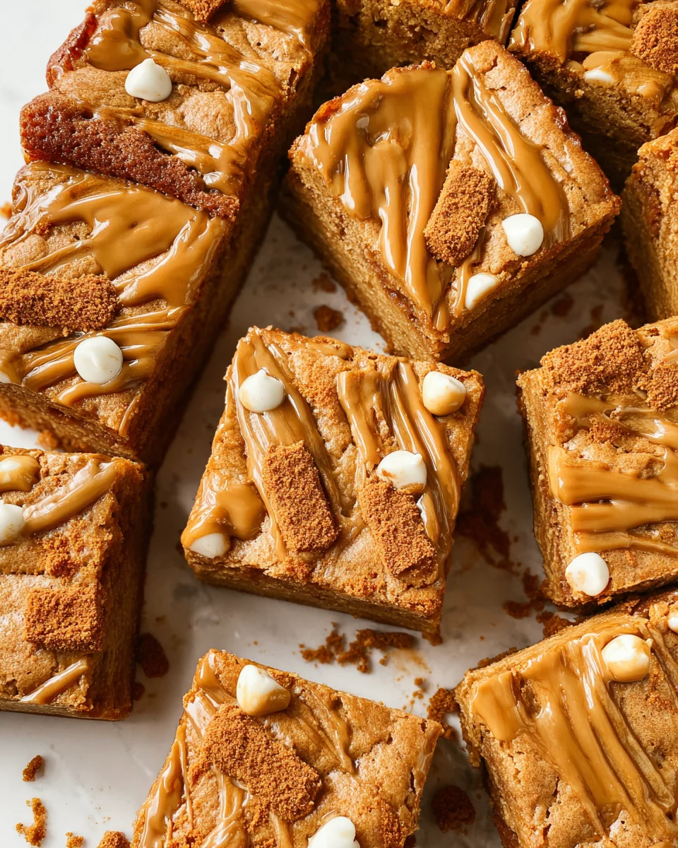 Biscoff Blondies