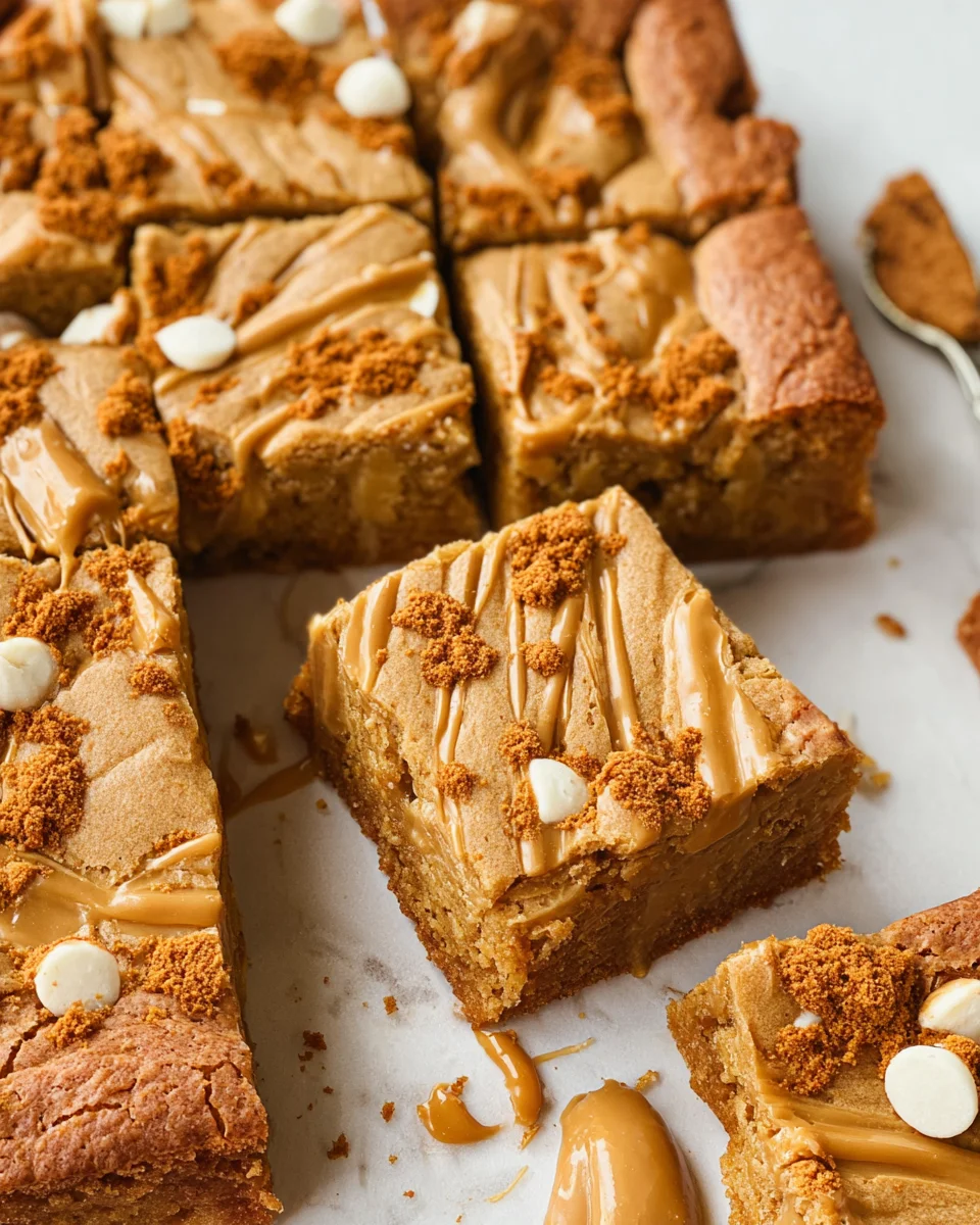 Biscoff Blondies 21 Biscoff
