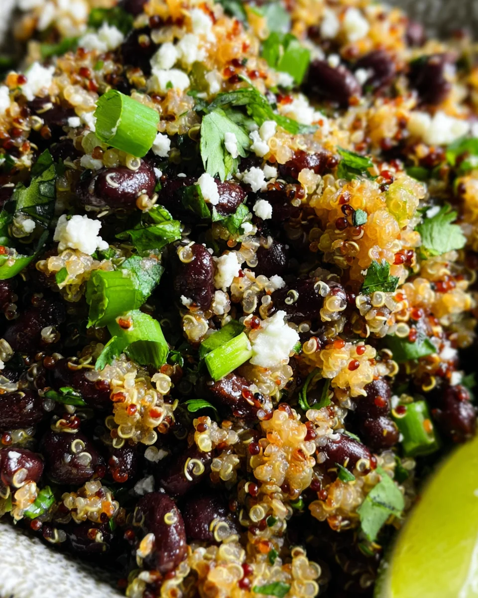 Black Bean Quinoa Salad Recipe