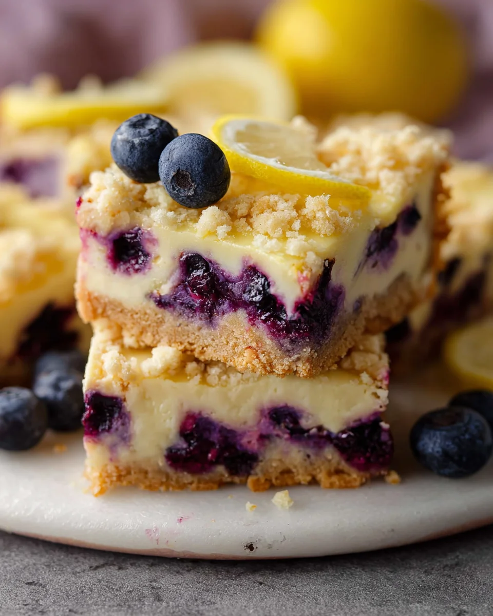 Blueberry Lemon Pie Bars 18 Blueberry