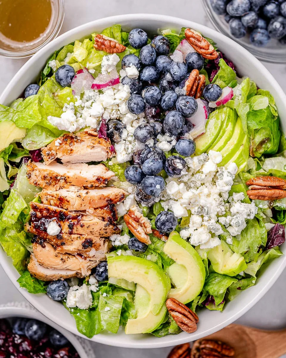 Chicken Blueberry Feta Salad
