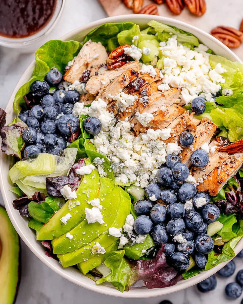 Chicken Blueberry Feta Salad 23 Chicken