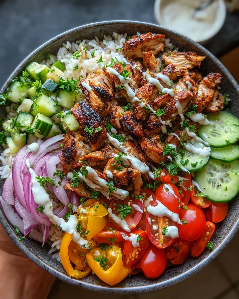 Chicken Shawarma Bowl Recipe