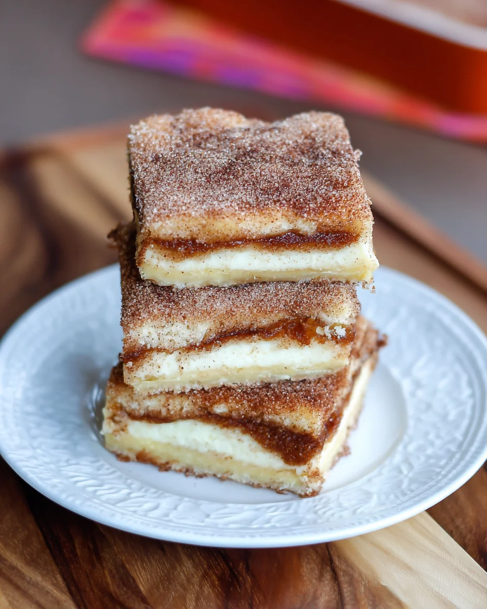 Churro Cheesecake Bars