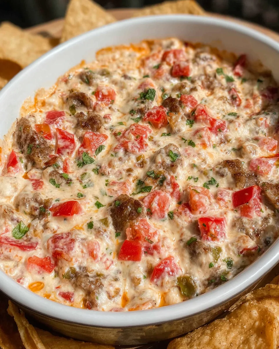 Cream Cheese Rotel Dip 14 Cream