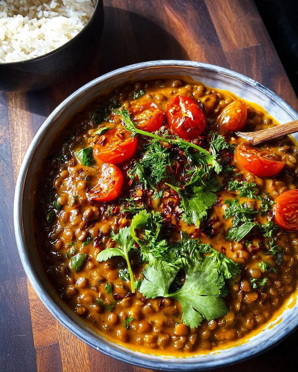 Creamy Coconut Lentil Curry Recipe