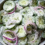 Creamy Cucumber Salad 19 Creamy Cucumber Salad