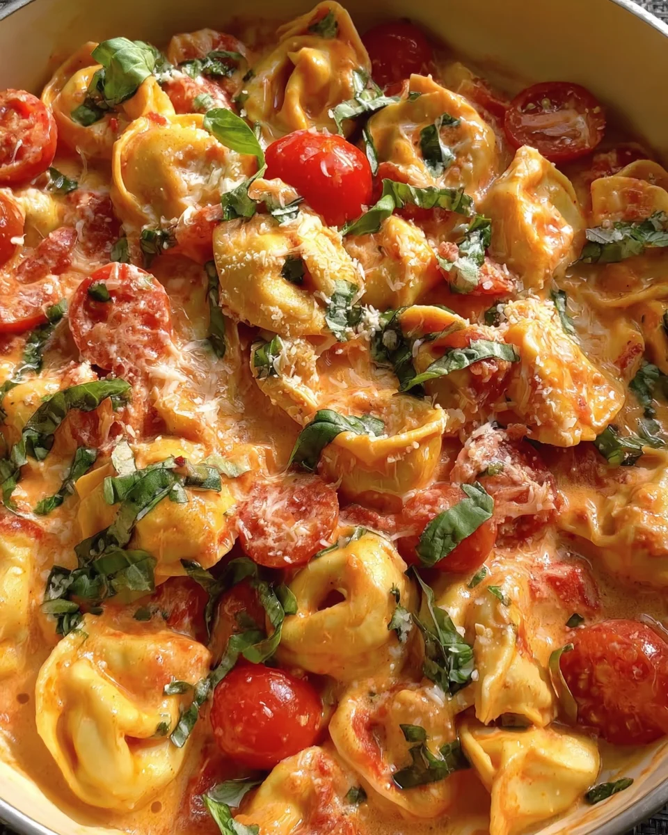 Creamy Tortellini with Tomatoes 19 Creamy