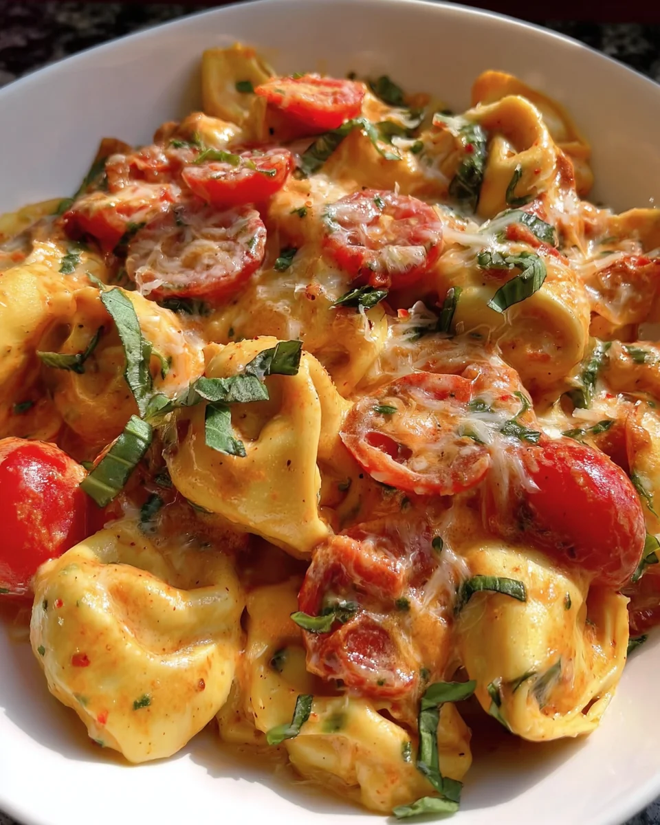 Creamy Tortellini with Tomatoes 20 Creamy