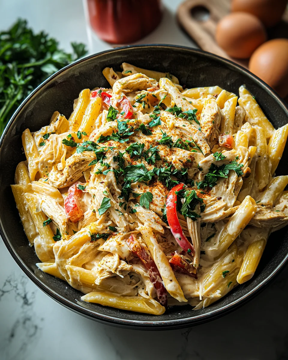 Crock Pot Creamy Cajun Chicken Pasta 23 Crock