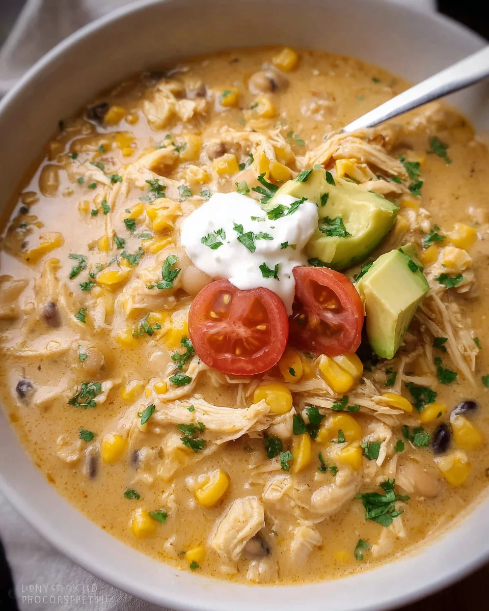 Crockpot White Chicken Chili