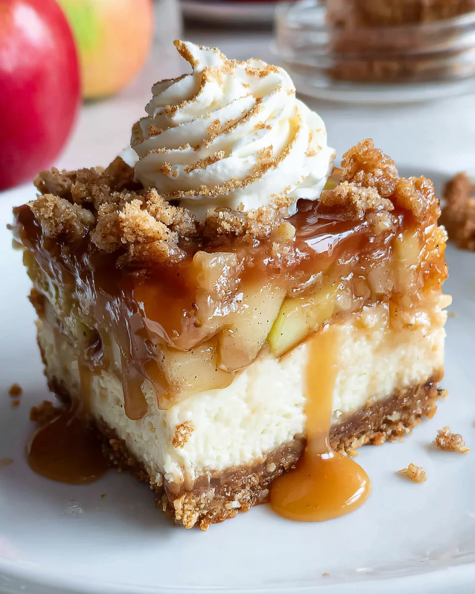 Easy Caramel Apple Cheesecake Bars 31 Easy
