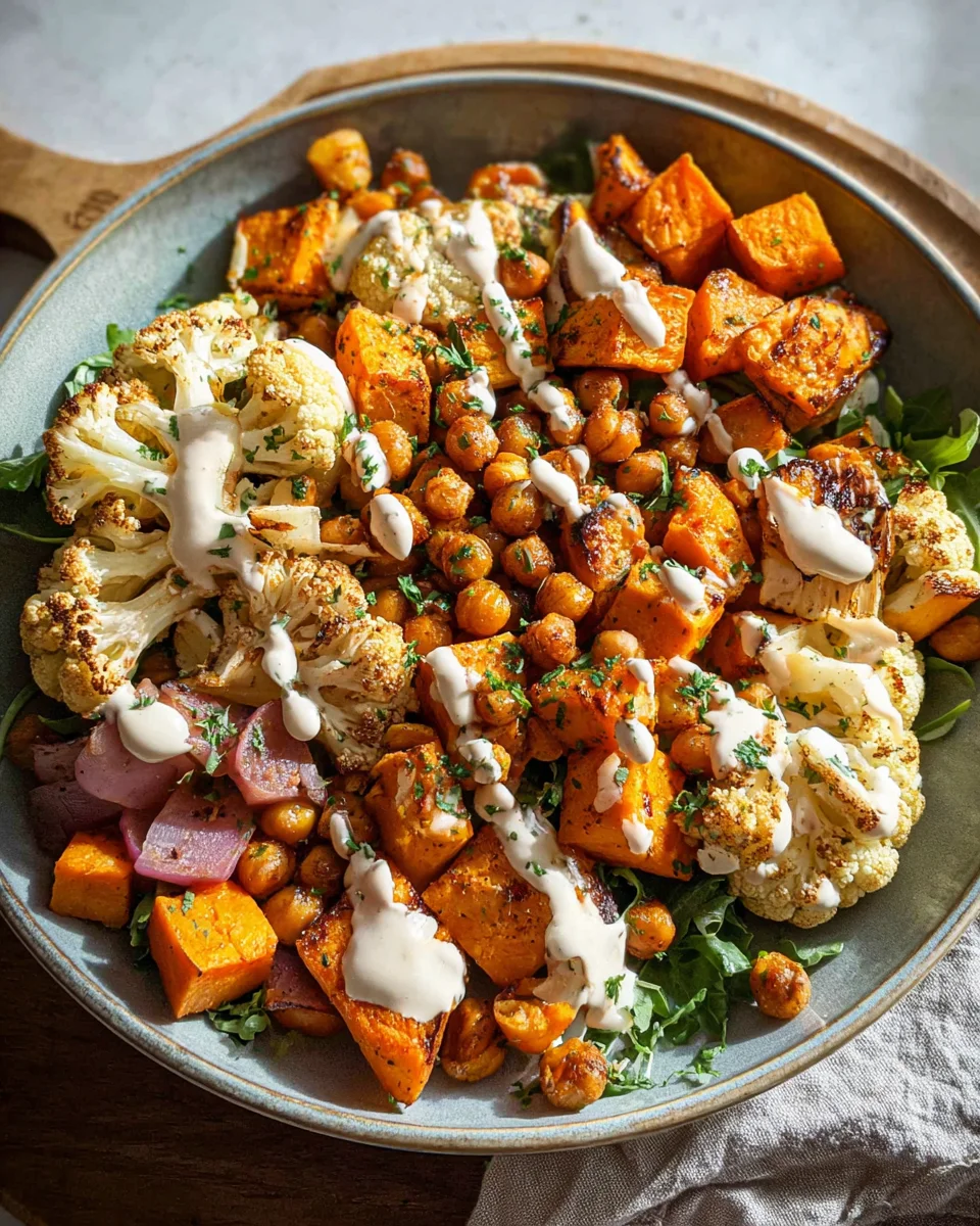 Easy Nourish Bowl Recipe with Tahini Yogurt Dressing 22 Easy