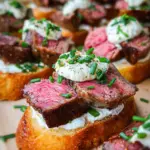 Easy Steak Crostini (with Horseradish Sauce) 19 Easy Steak Crostini (with Horseradish Sauce)