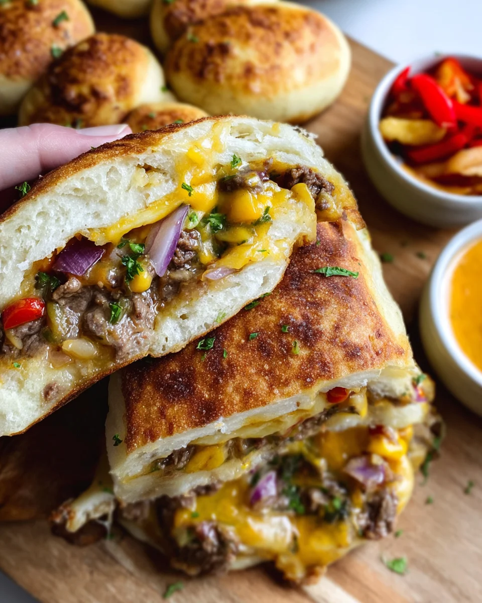 Fluffy Pan Bread With Beef