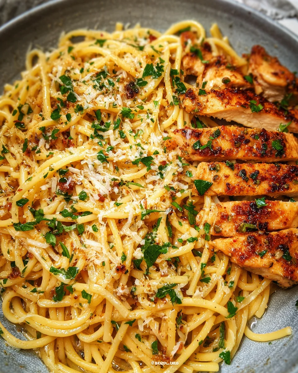 Garlic Butter Chicken Pasta 19 Garlic