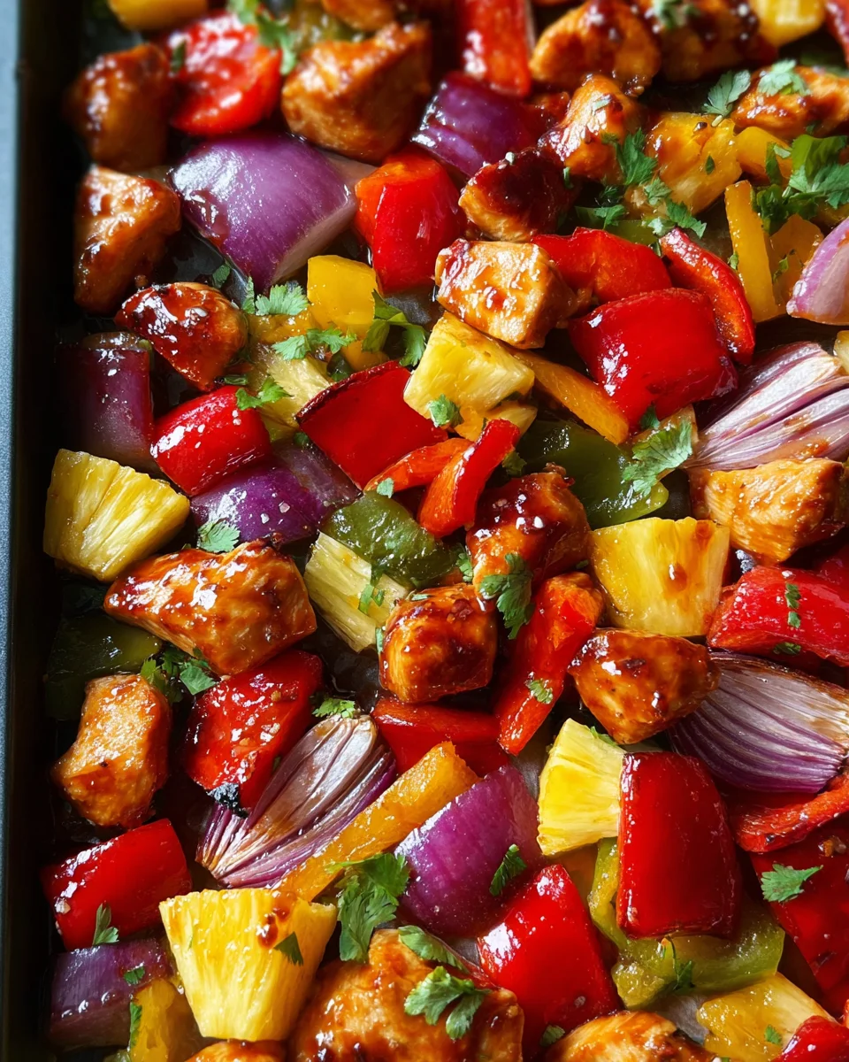 Hawaiian Chicken Sheet Pan 23 Hawaiian