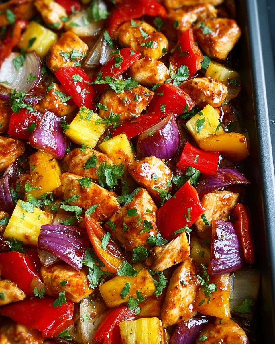 Hawaiian Chicken Sheet Pan 24 Hawaiian