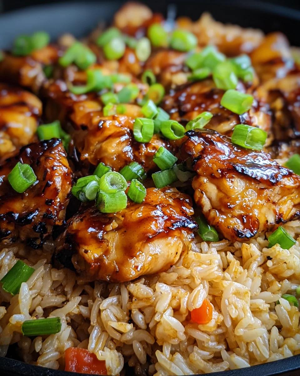 Honey BBQ Chicken Rice 23 Honey