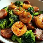 Honey Garlic Shrimp, Sausage, and Broccoli 19 Honey Garlic Shrimp, Sausage, and Broccoli