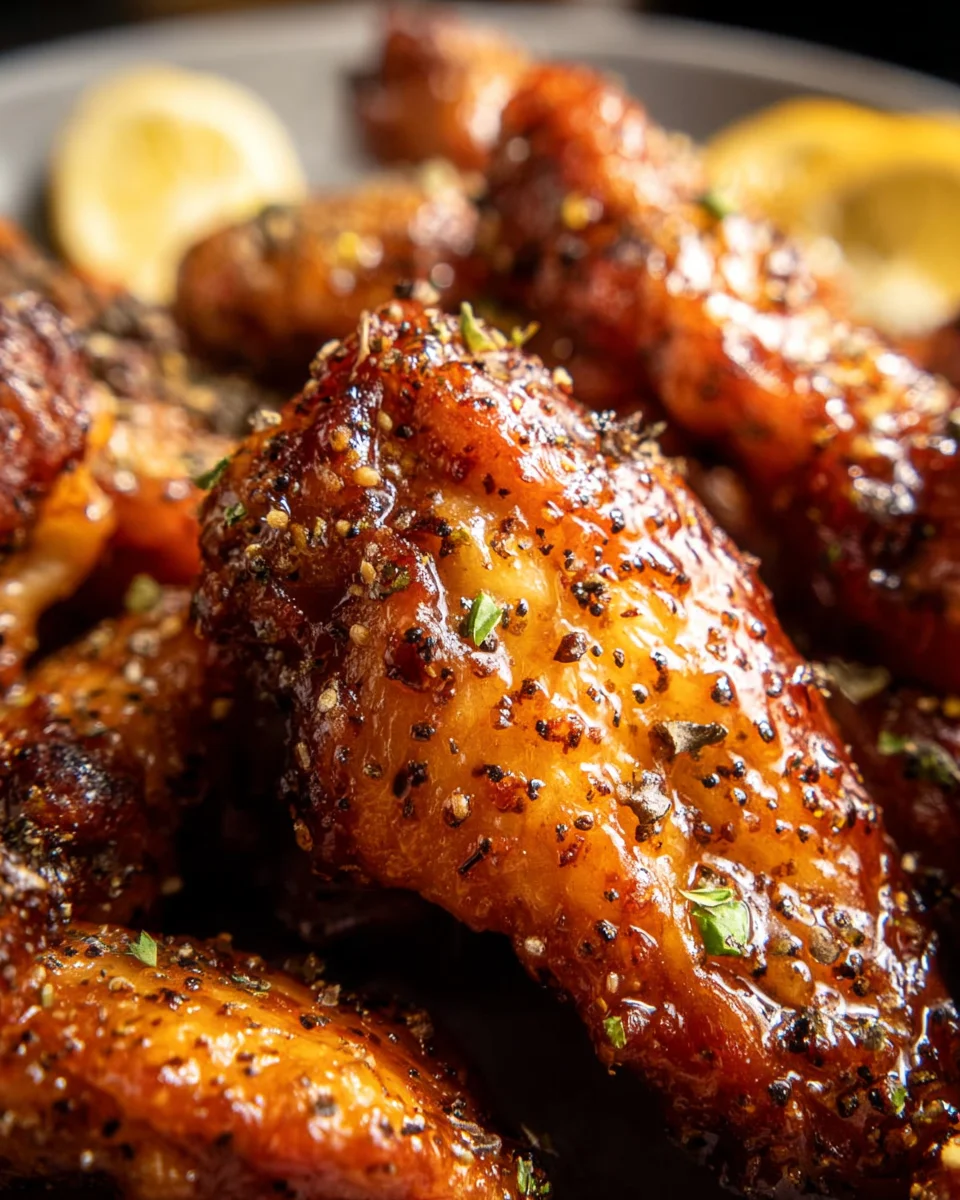 Honey Lemon Pepper Wings
