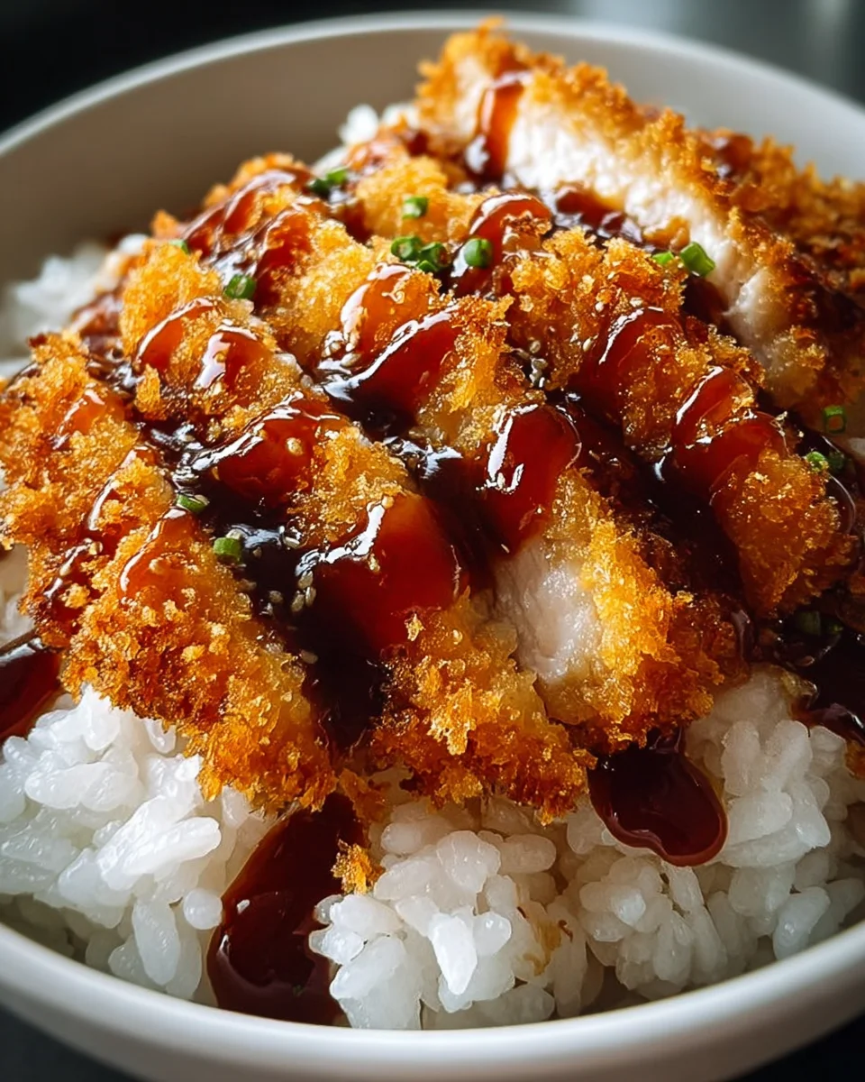 Japanese Katsu Bowls with Tonkatsu Sauce 18 Japanese