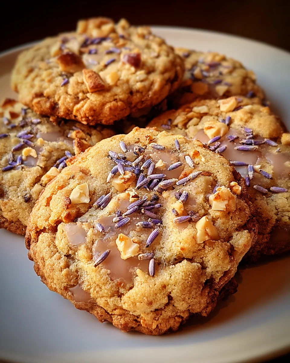 Lavender Honey Crunch Cookies