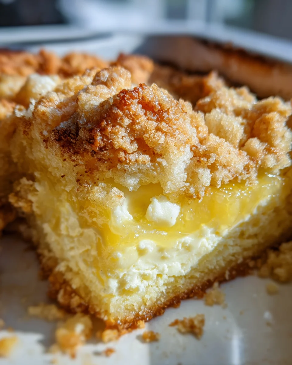 Lemon Cream Cheese Dump Cake Recipe