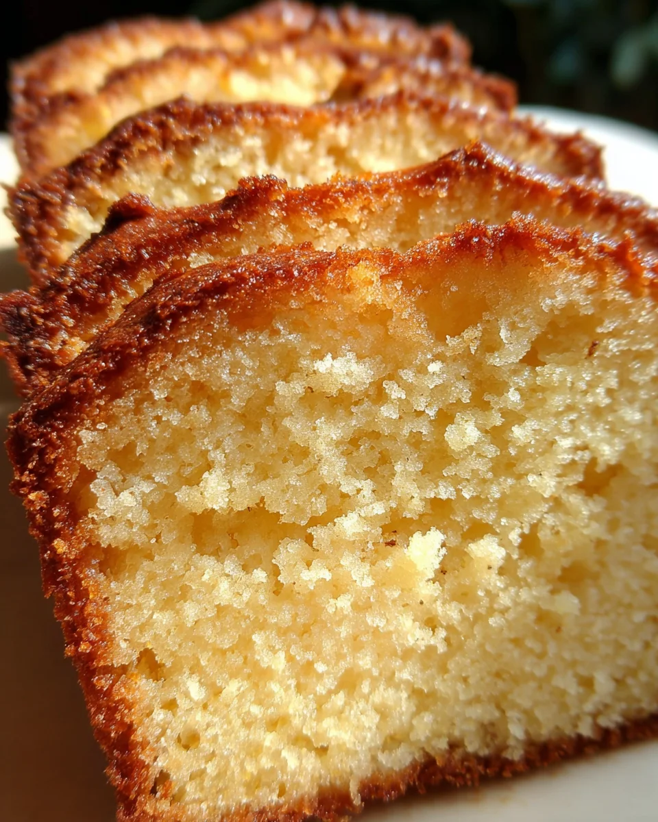 Moist Vanilla Pound
