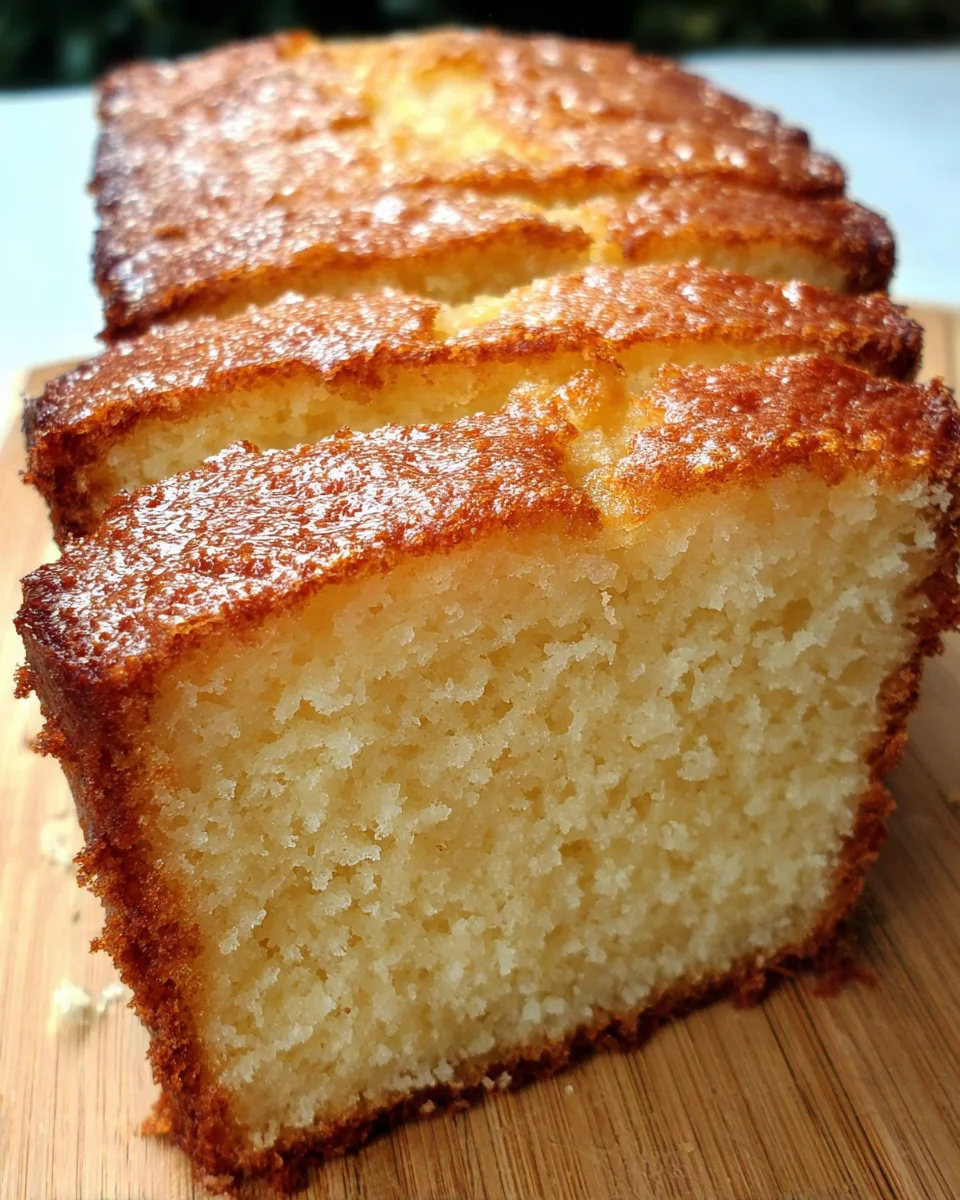 Moist Vanilla Pound 20 Moist